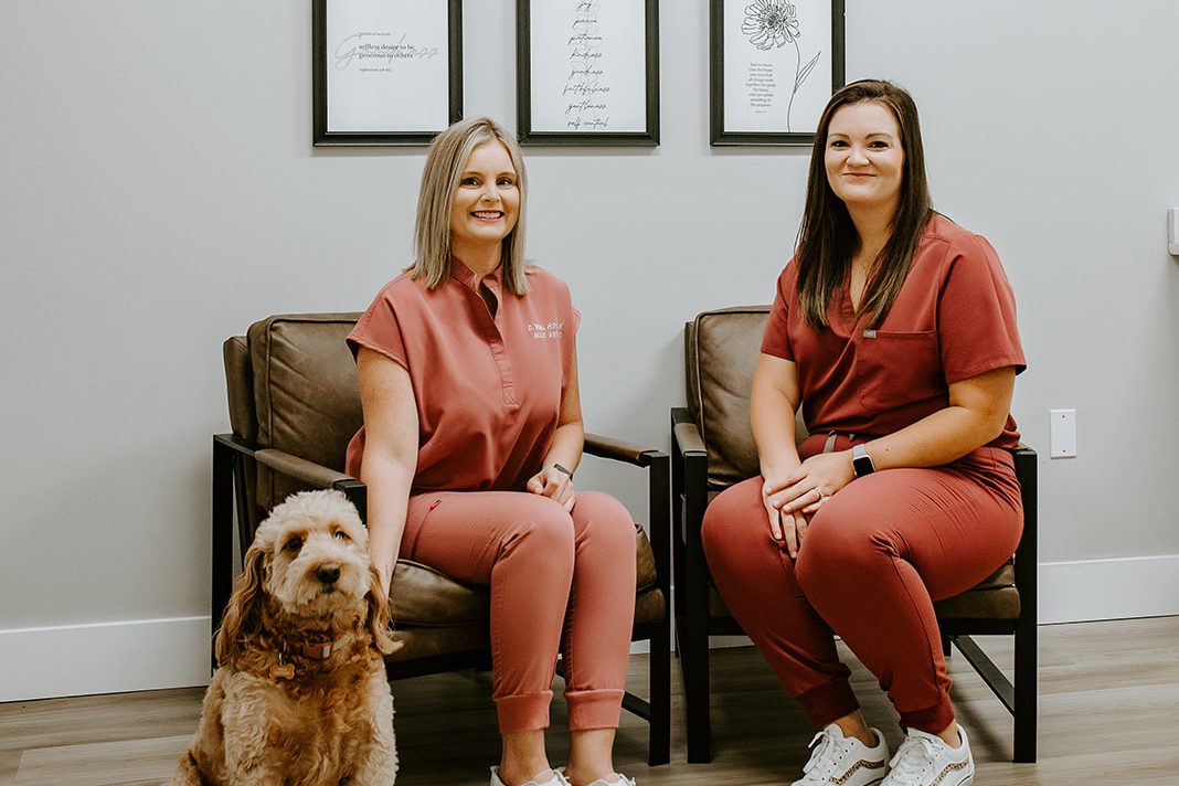 Two Silique Wellness nurse practitioners in the waiting area of their Lake City, FL direct primary care office